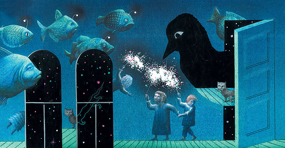  © Юлия Гукова. Илл. к книге «Где ночует дрема» (авт. Янис Балтвилкс).