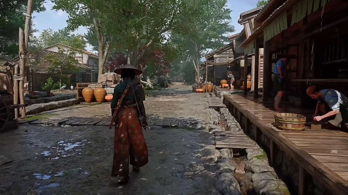 Красивая локация Япония в игре Assassin's Creed Shadows