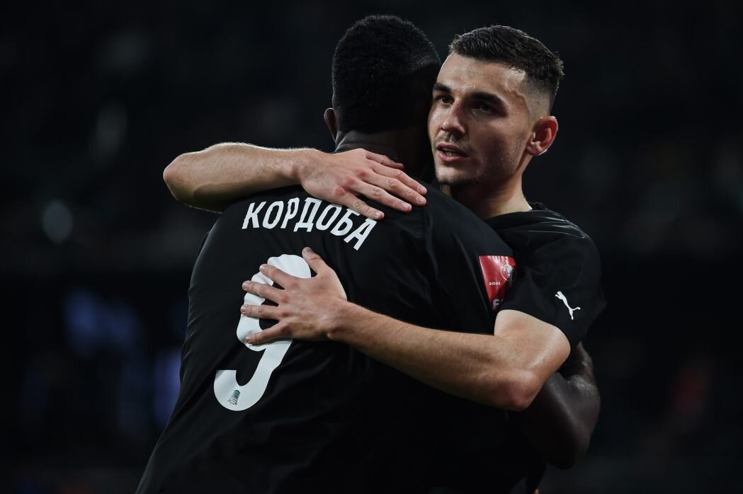 Лдиеры команды Краснодар: Эдуард Сперцян и Джон Кордоба