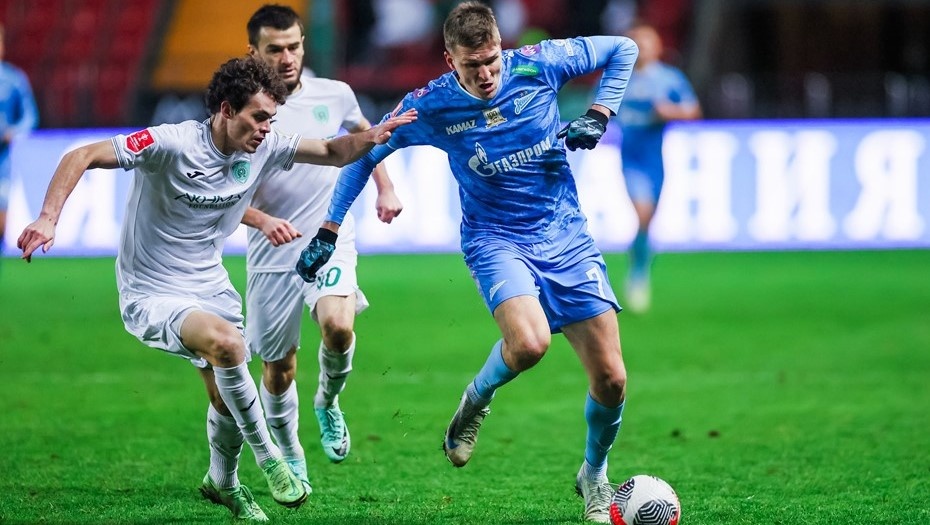    Кубок России по футболу: "Ахмат" (Грозный) - "Зенит" (Санкт-Петербург) - 1:2 Автор фото: Евдокимов Вячеслав/ТАСС