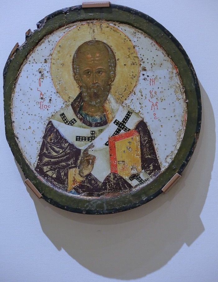Фото https://cyberleninka.ru/article/n/kruglaya-ikona-svyatitelya-nikolaya-chudotvortsa-iz-nikolo-dvorischenskogo-sobora-v-velikom-novgorode/viewer