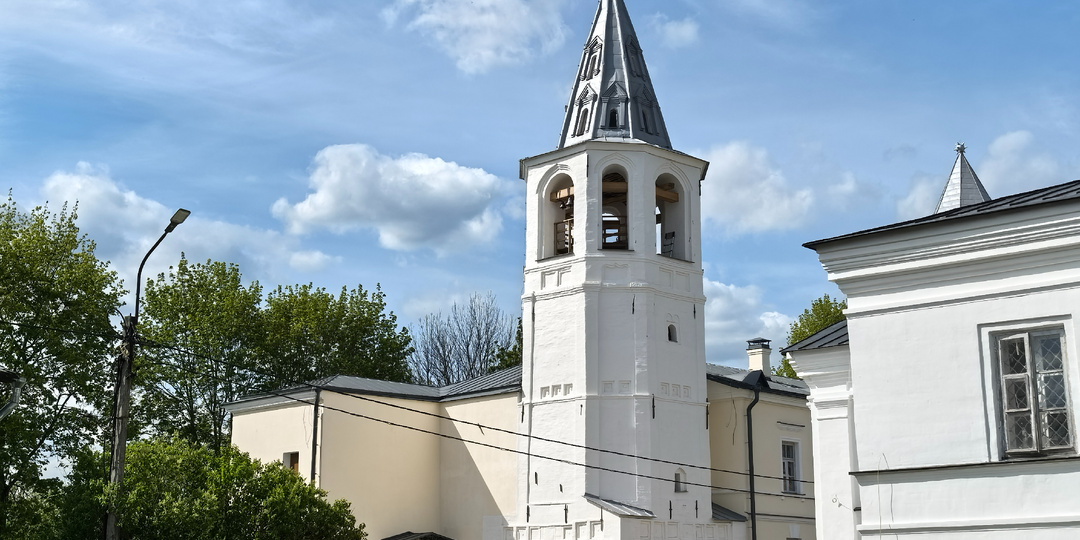 Древности Великого Новгорода. Никольский собор . Икона Никола круглый.