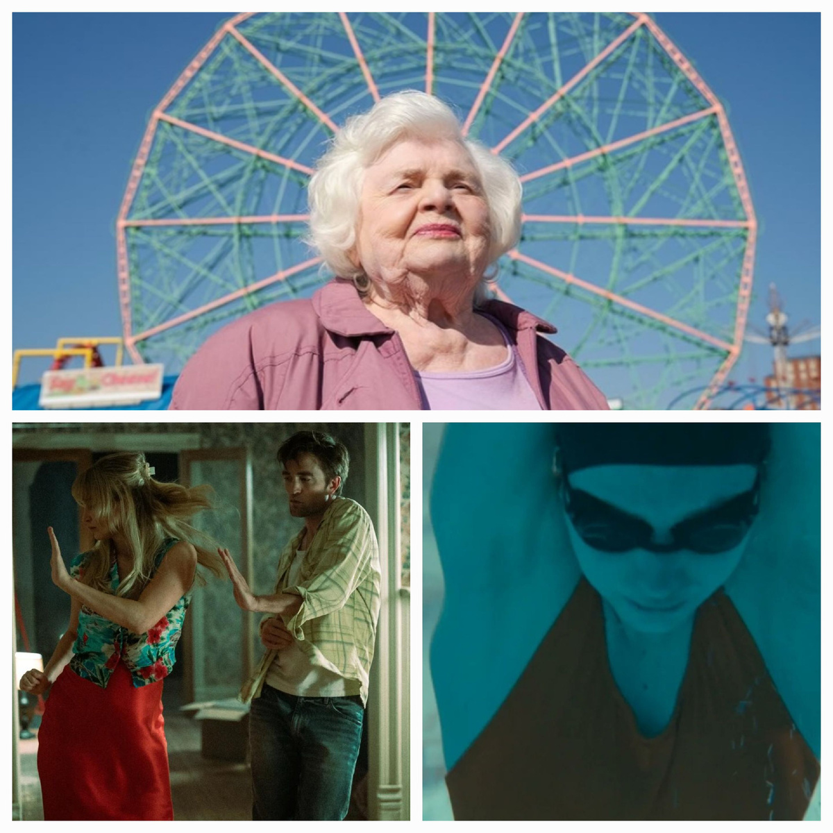 Постеры и кадры из фильмов "Великая Элеонор", Умри, моя любовь", "Хронология воды". Материал из сети, Festival de Cannes, Vanity Fair.