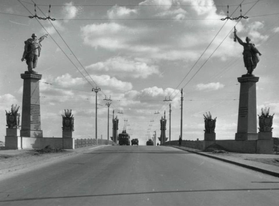 Мост Победы. 1950 год.