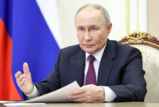    Владимир Путин. Фото: Sputnik / Alexander Kazakov / Pool / Reuters