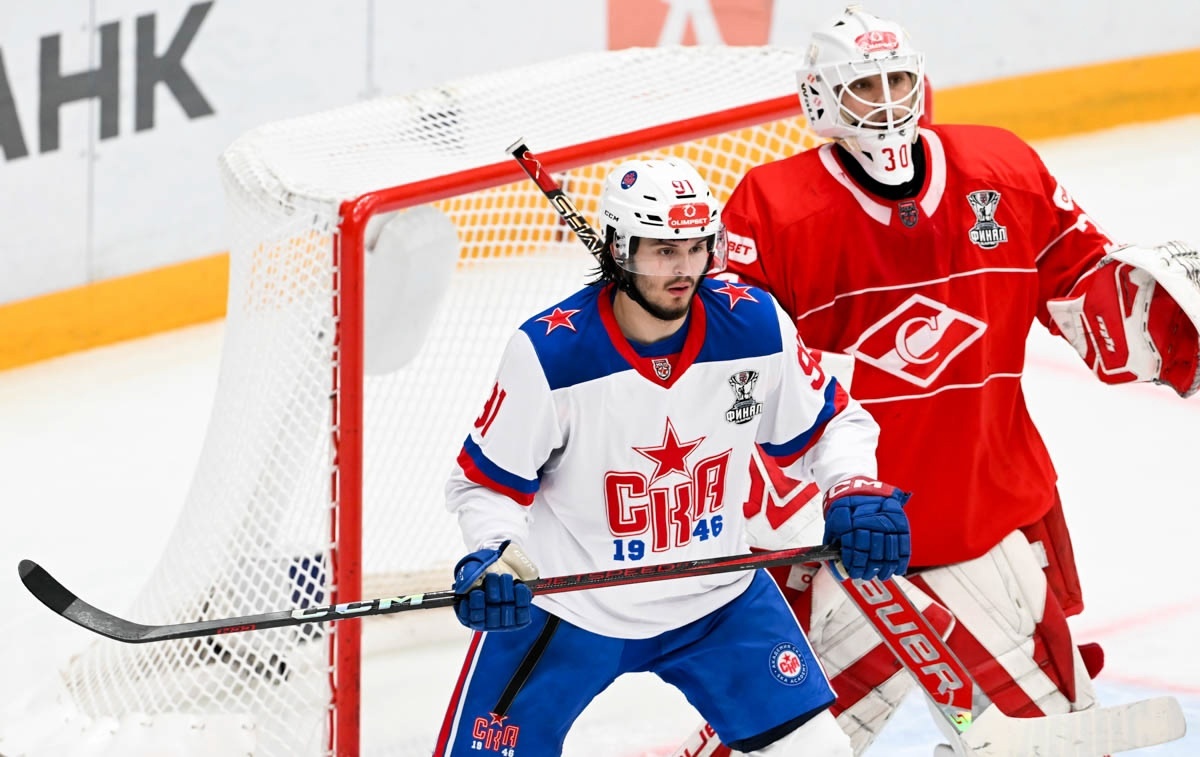    Молодежные «Спартак» и СКА устроили фееричную зарубу. Фото: пресс-служба МХЛ