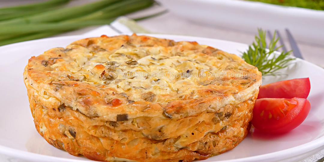 Ешьте и стройнейте! Диетическая Запеканка из Кабачков с Творогом🍚, Сыром🧀 и Зеленью🥬