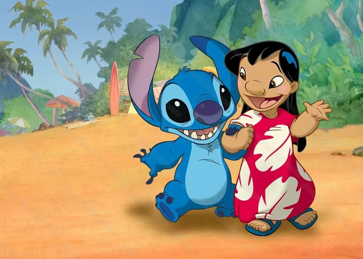 Кадр из мультика «Лило и Стич» 