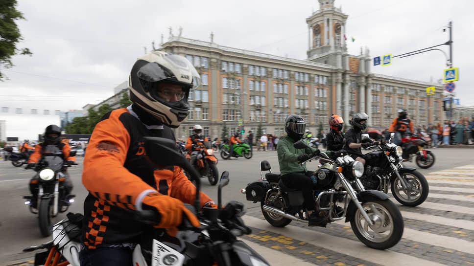 Фестиваль мотокультуры, музыки и спорта «Движение» в Екатеринбурге.📷Фото: Марина Молдавская / Коммерсантъ