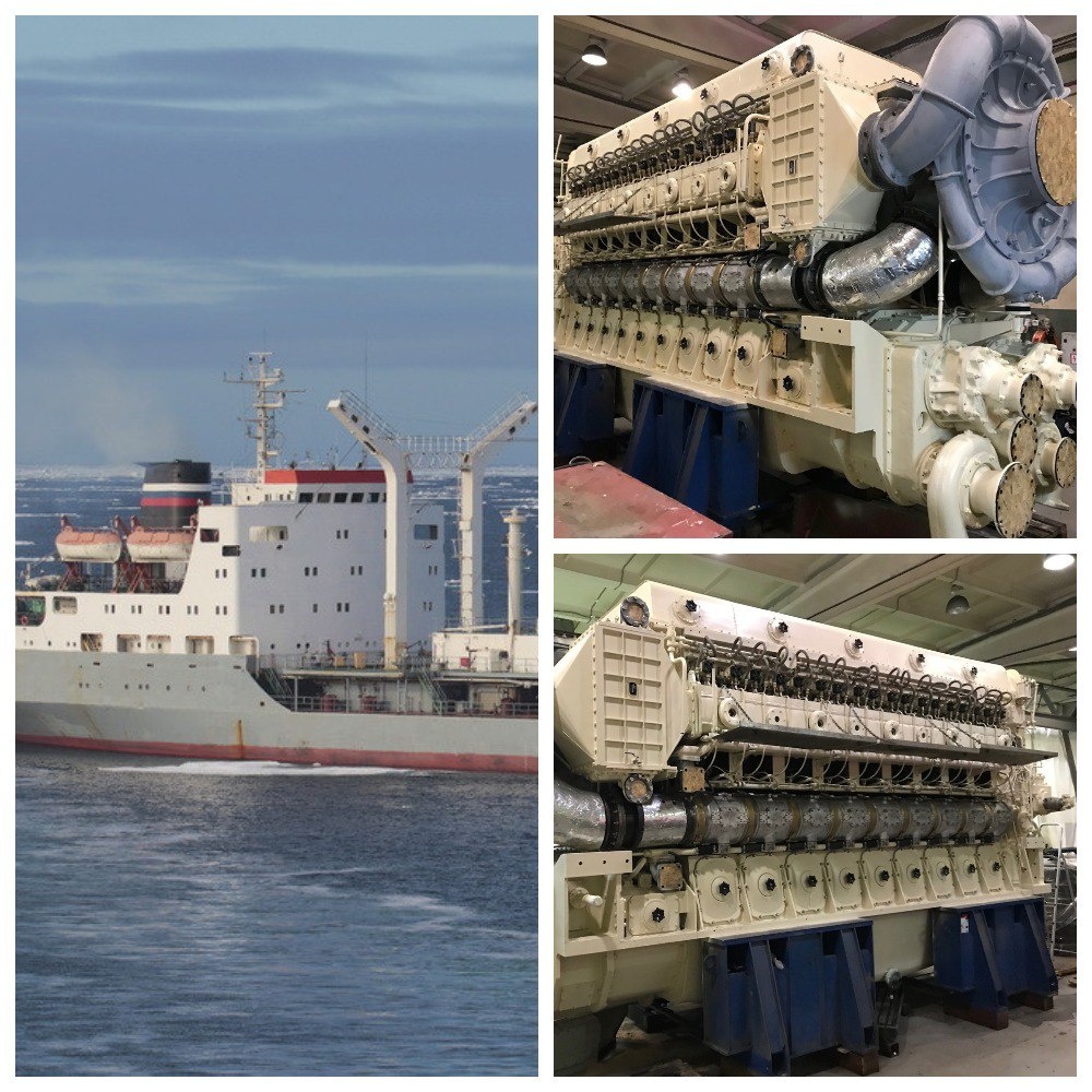   Судовой двигатель «Русский Дизель 70Б 18ДРПН 23/2х30»