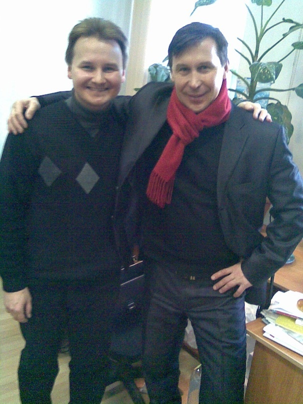 Я и певец Игорь Самарин