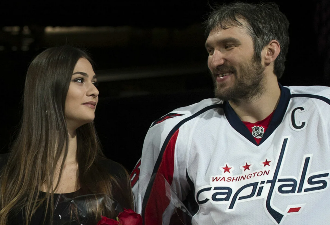 Александр Овечкин и его жена Анастасия. Фото: соцсети