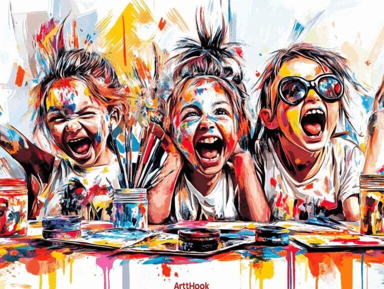    Мастер-класс по рисованию гуашью для детей: создаем яркие шедевры и развиваем творчество вместе! Art-Hook.Ru