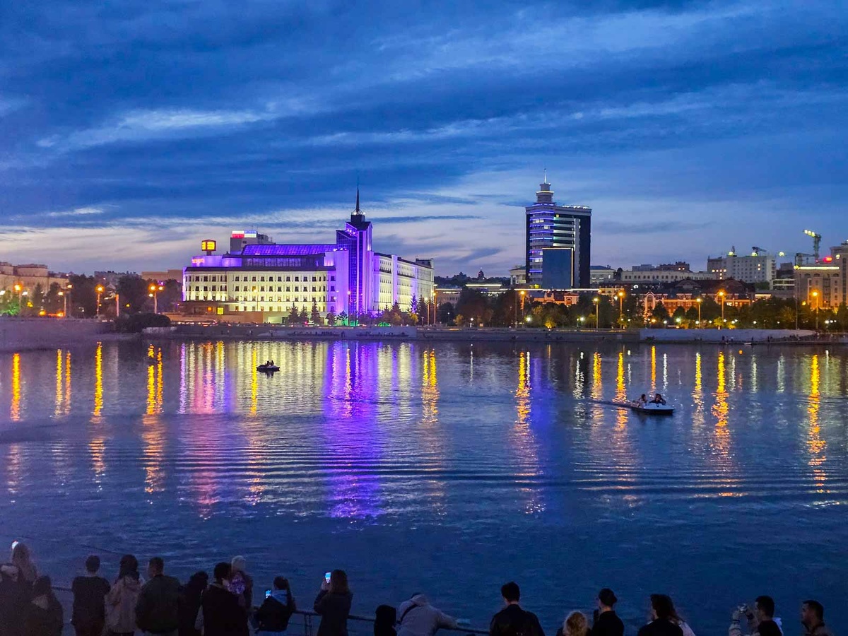 Казань. Озеро Нижний Кабан