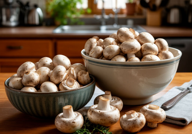 Как правильно жарить шампиньоны, чтобы они получились золотистыми, ароматными и без лишней влаги...