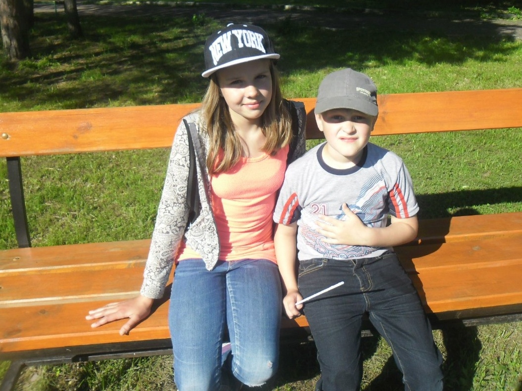 Мои дети. Лет 10 назад.