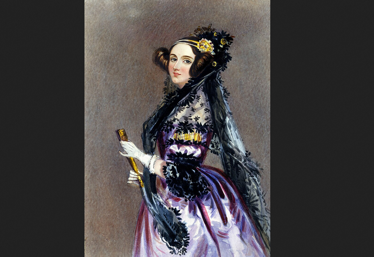 Альфред Эдвард Шалон. "Портрет графини Лавлейс", 1840.