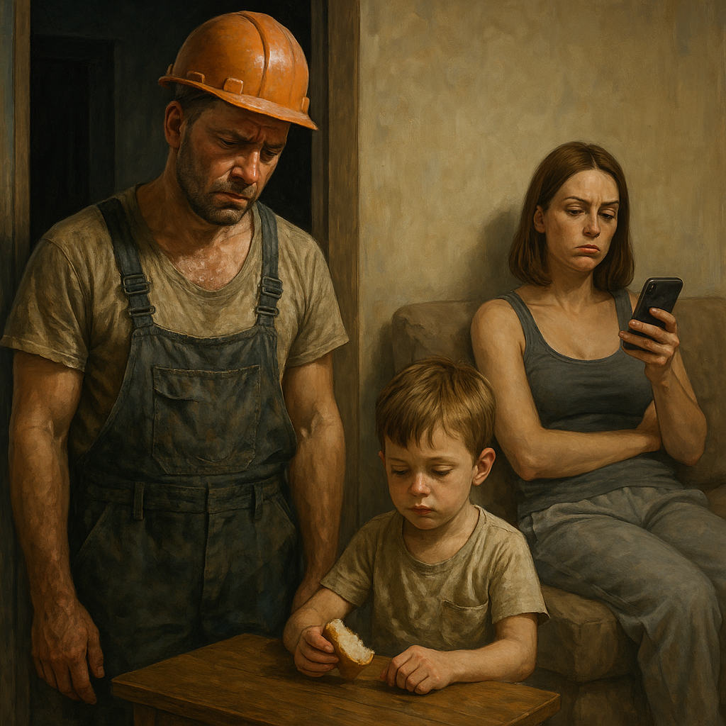 Жена думала только о себе. Муж вкалывал на стройке, ребёнок рос один. Пока однажды в дверь не постучала свекровь — и правда вышла наружу.