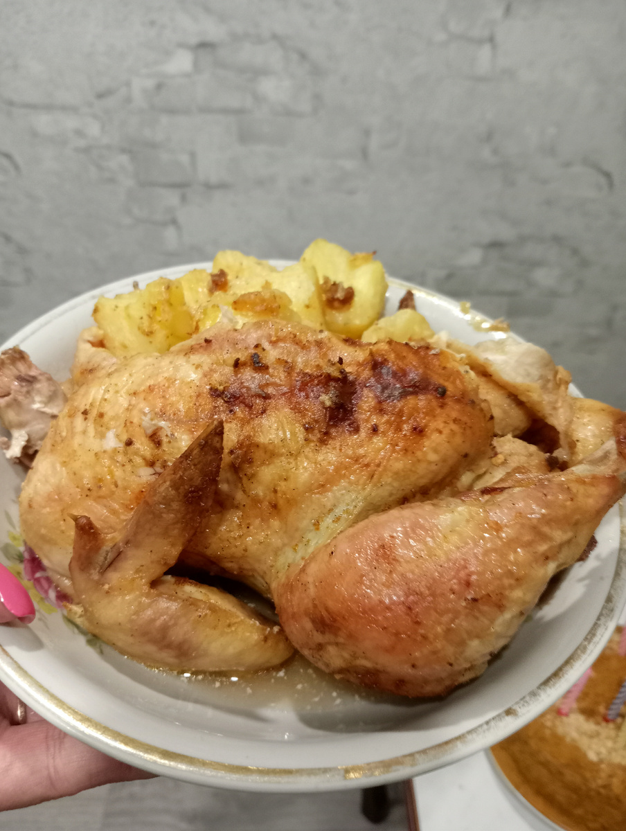 Курочка с картошкой 