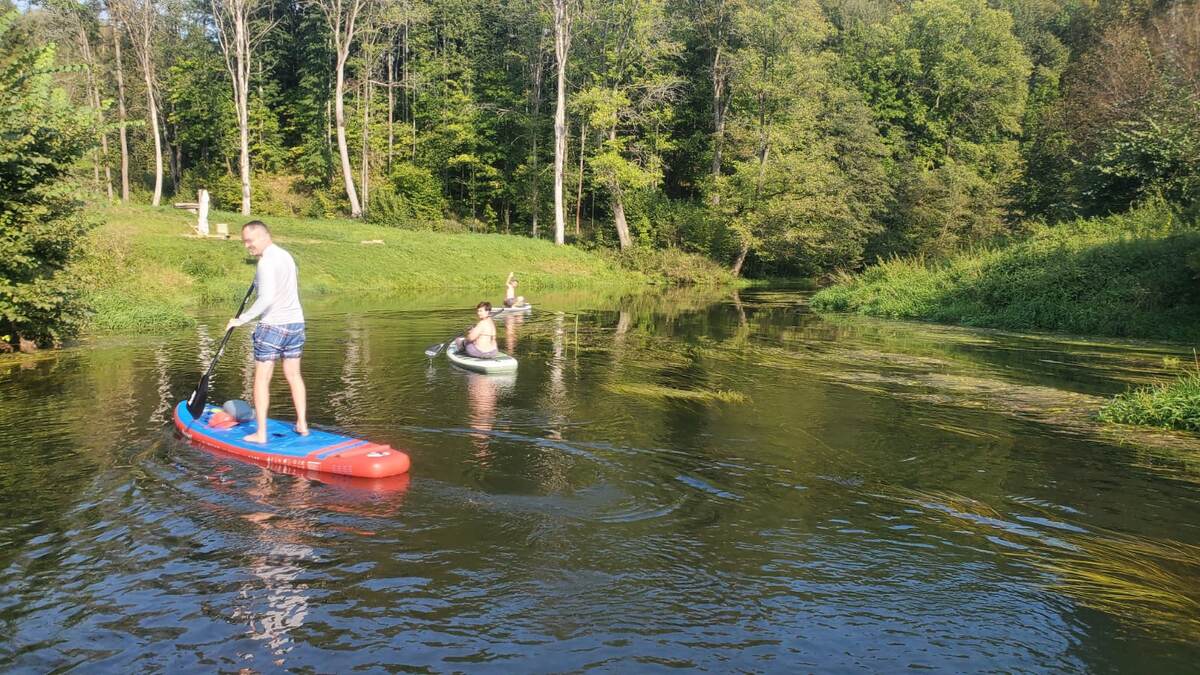 Сап маршрут на 12 км до Истры