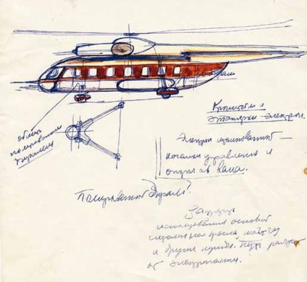 Чертежи М.Л. Миля