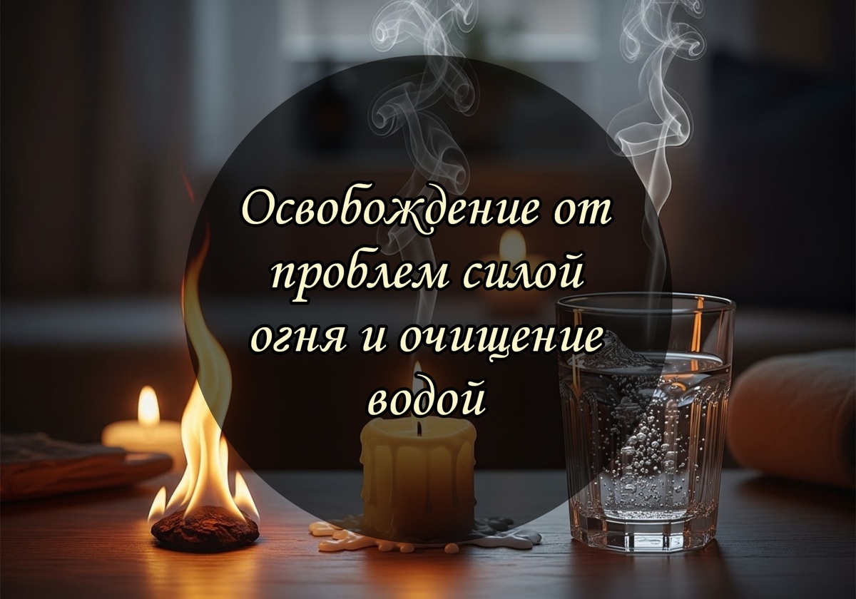 Освобождение от проблем силой огня и очищение водой 