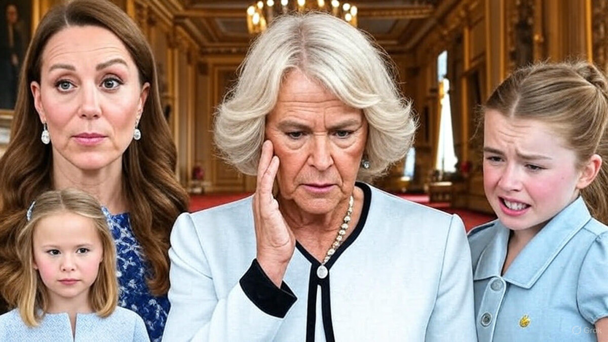 Резкие слова королевы Камиллы в адрес принцессы Шарлотты вызвали всеобщее удивление и возмущение Кэтрин