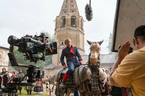 Кадр со съемочной площадки