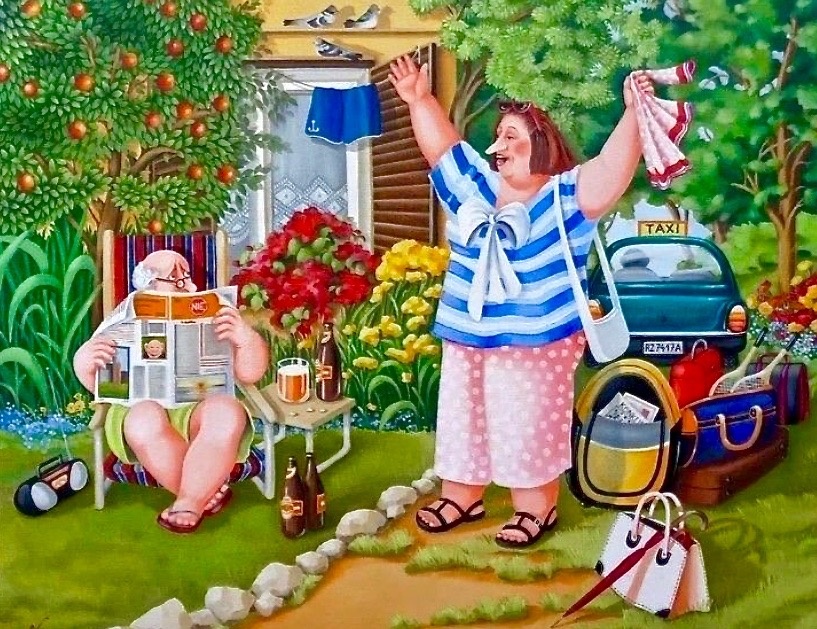 Плакали Мальдивы, Вена и Дубай. Всем им шлю я с грядки пламенный гудбай! Юмор, дача!