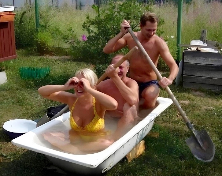 После правильной тренировки и насыщенного отдыха можно и в плавание.)) Юмор, дача!