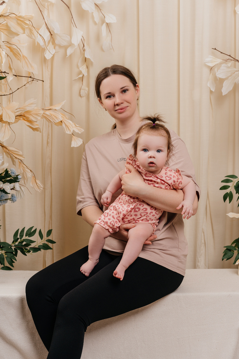 Я и моя дочь София 5 месяцев