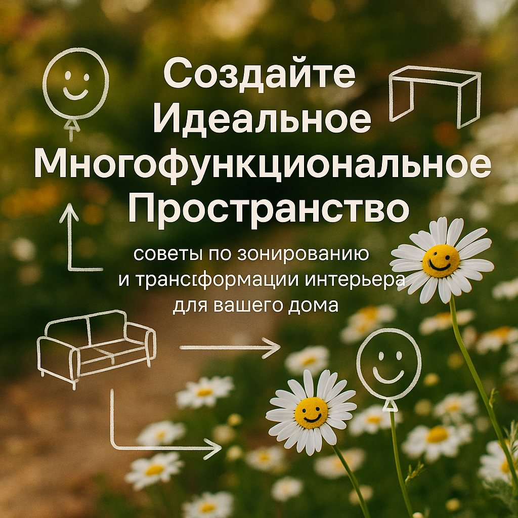    Создайте идеальное многофункциональное пространство: советы по зонированию и трансформации интерьера для вашего дома