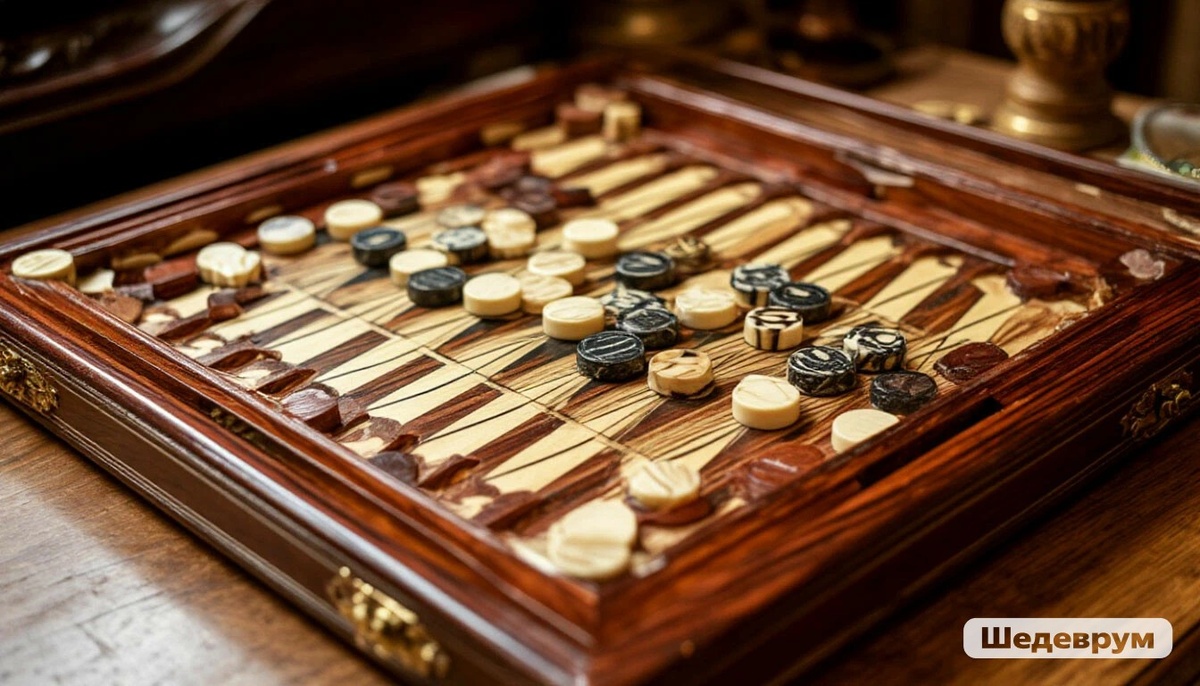 Как шедеврум рисует нарды 