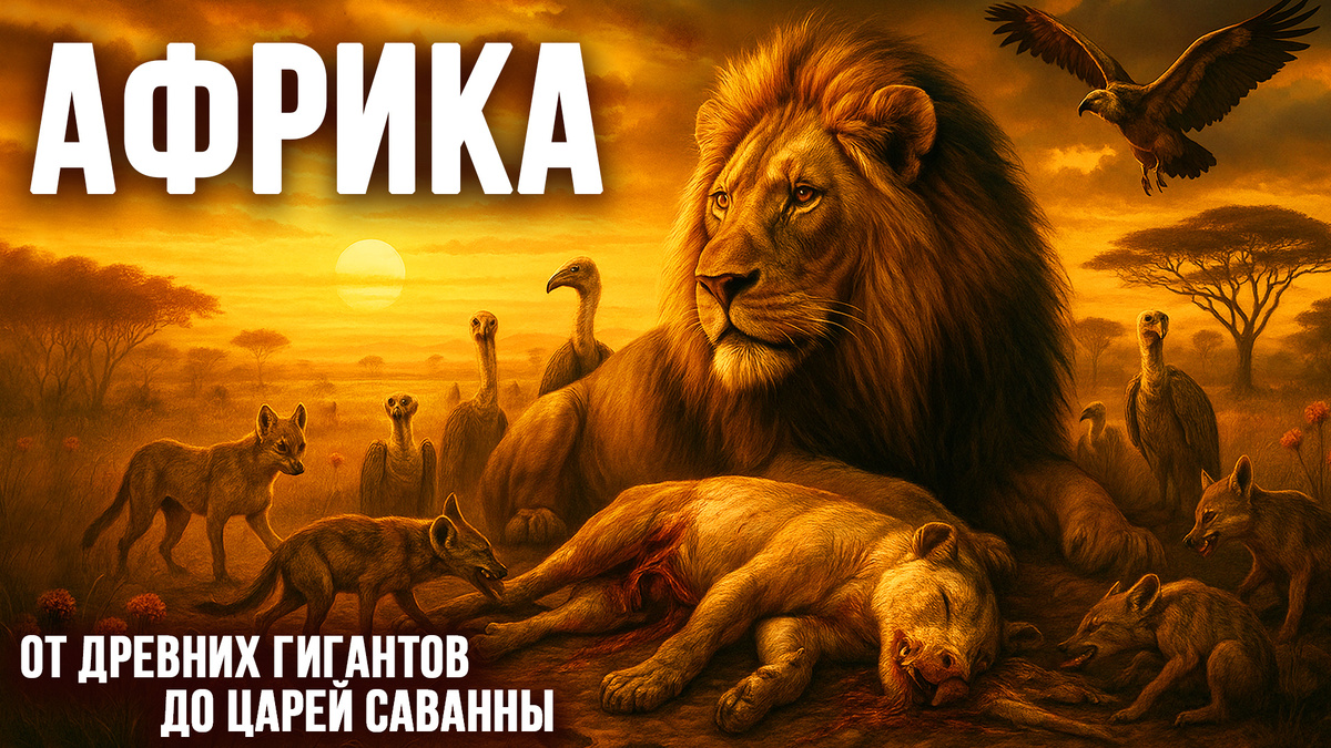 Эволюционный путь пятерки самых крупных и опасных животных Африки