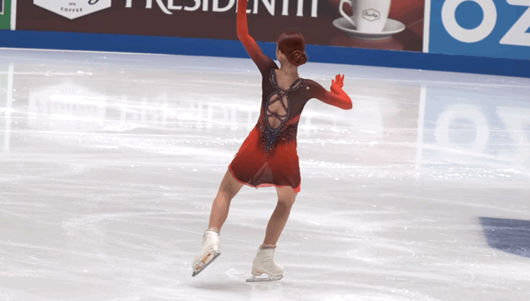 Александра Трусова. Короткая программа на Чемпионате России