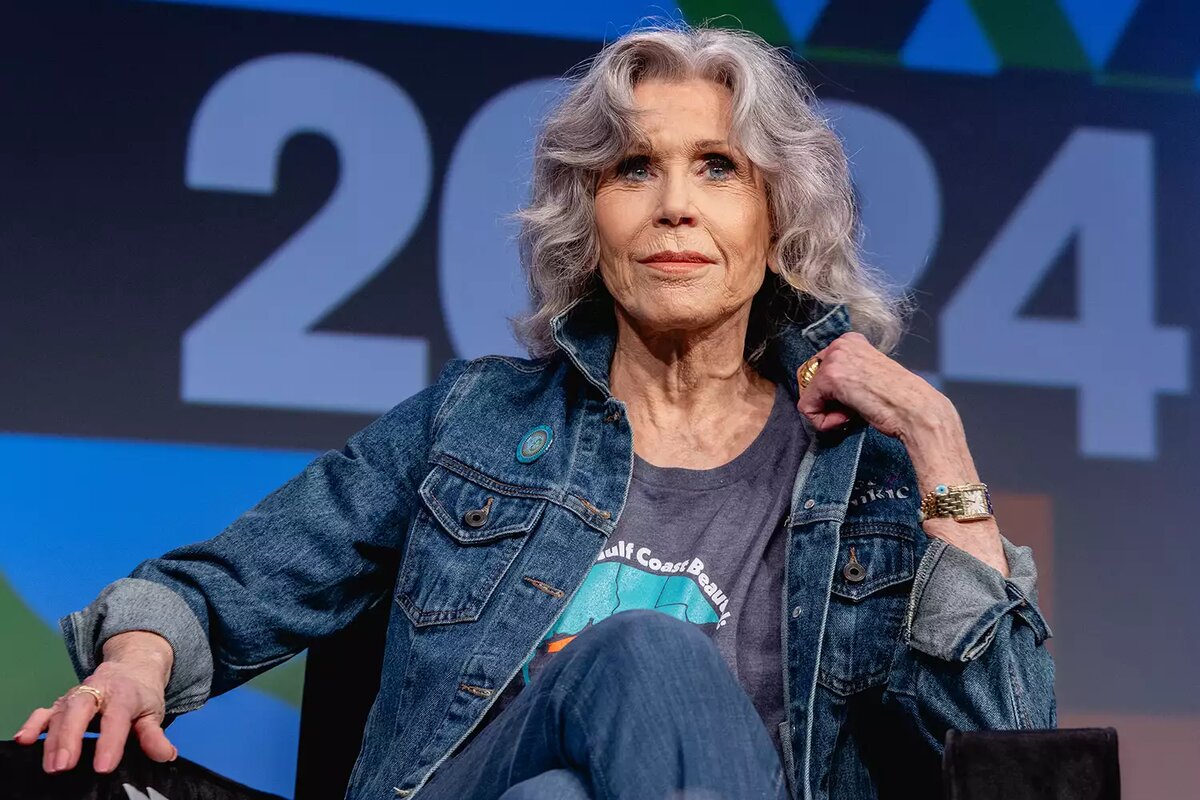 Джейн Фонда,на конференции Голливуд и активизм, Техас, 14.03.2024. Фото: WireImage