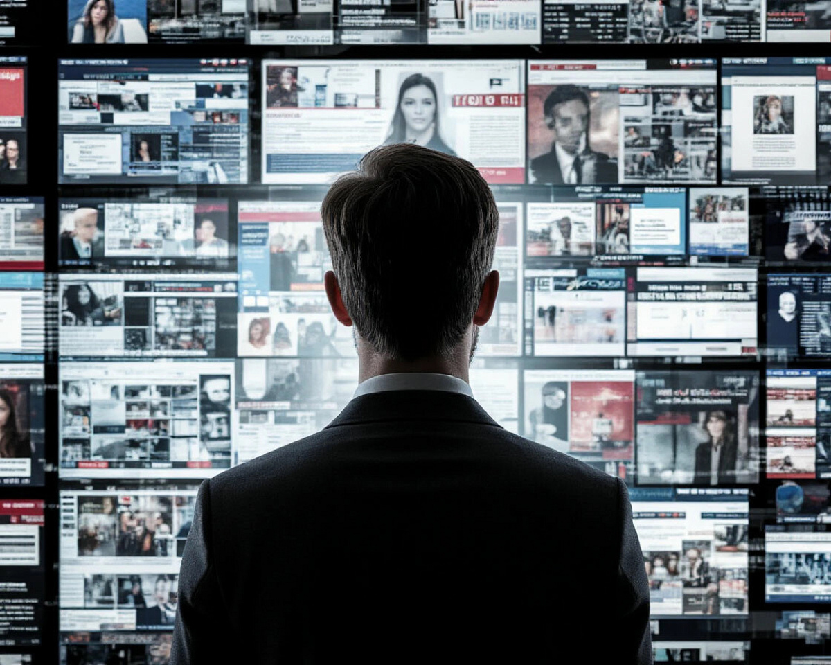 Вечно в информационно-новостном потоке.