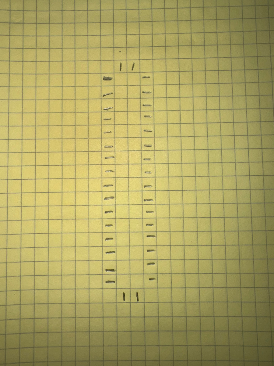 1 ряд без учета кромочных 