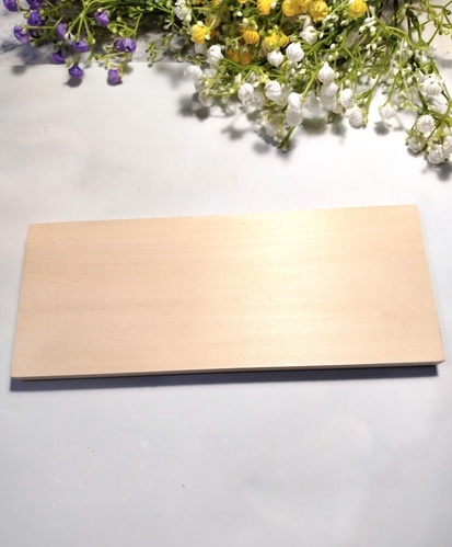 Заготовка из липы размером 25х10х1,5 см