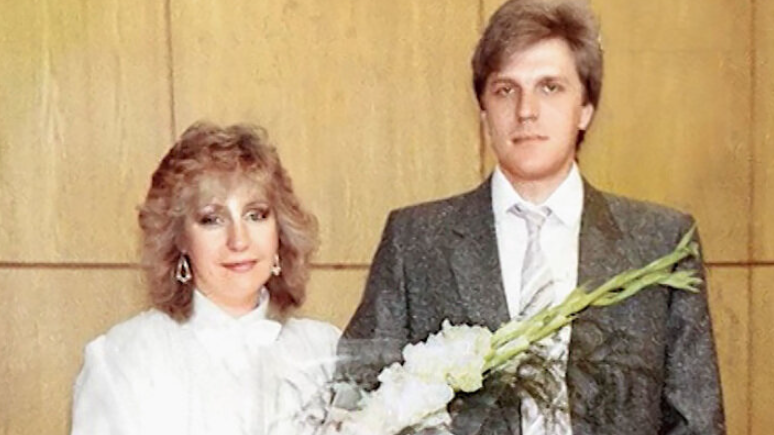 Долгачёв и Голуб в день свадьбы. Фото: Pinterest