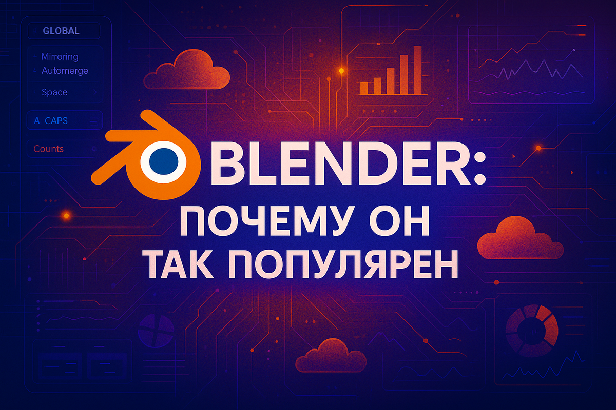 Популярность Blender3D
