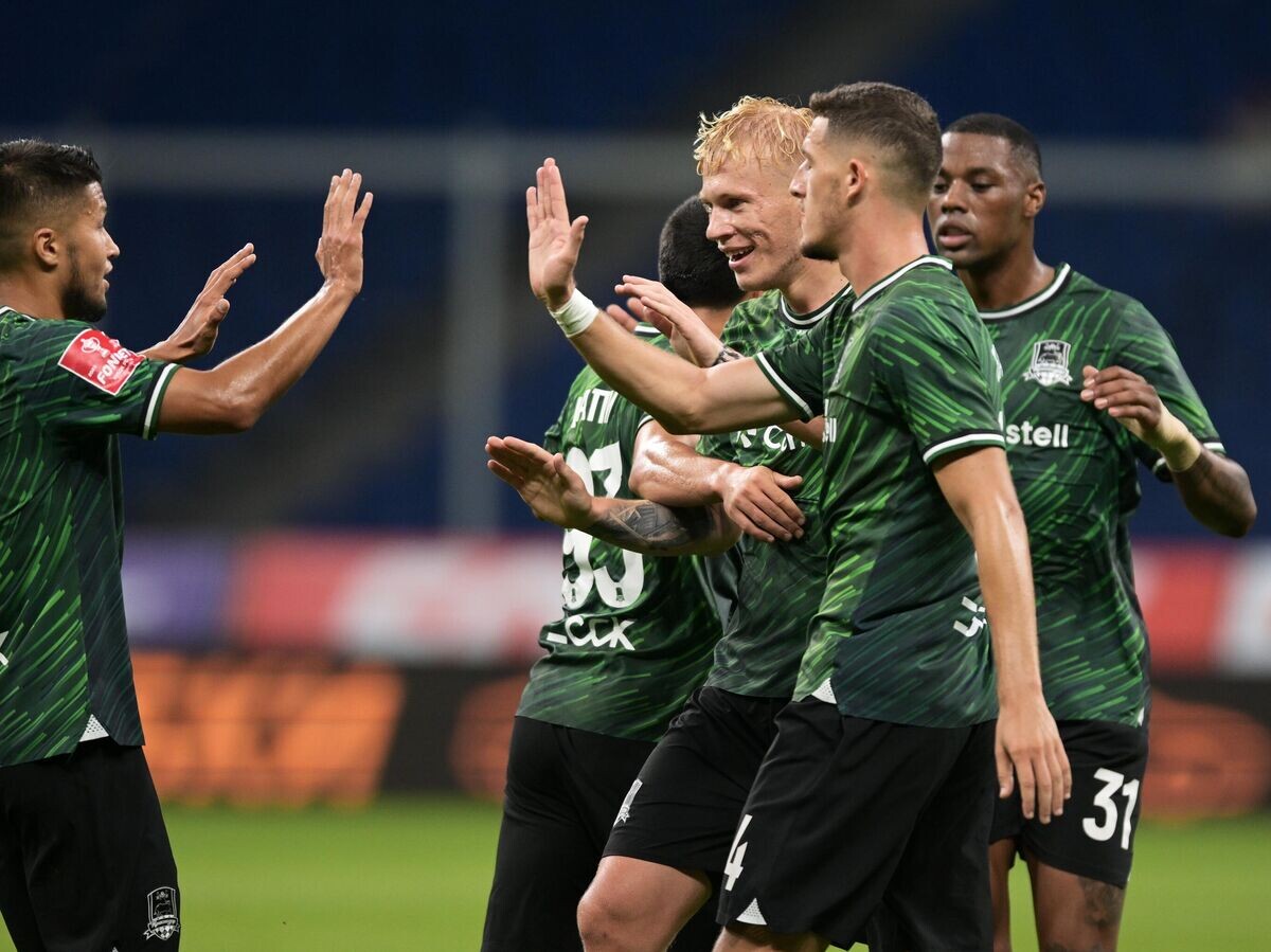    Футболисты "Краснодара"© РИА Новости / Владимир Астапкович