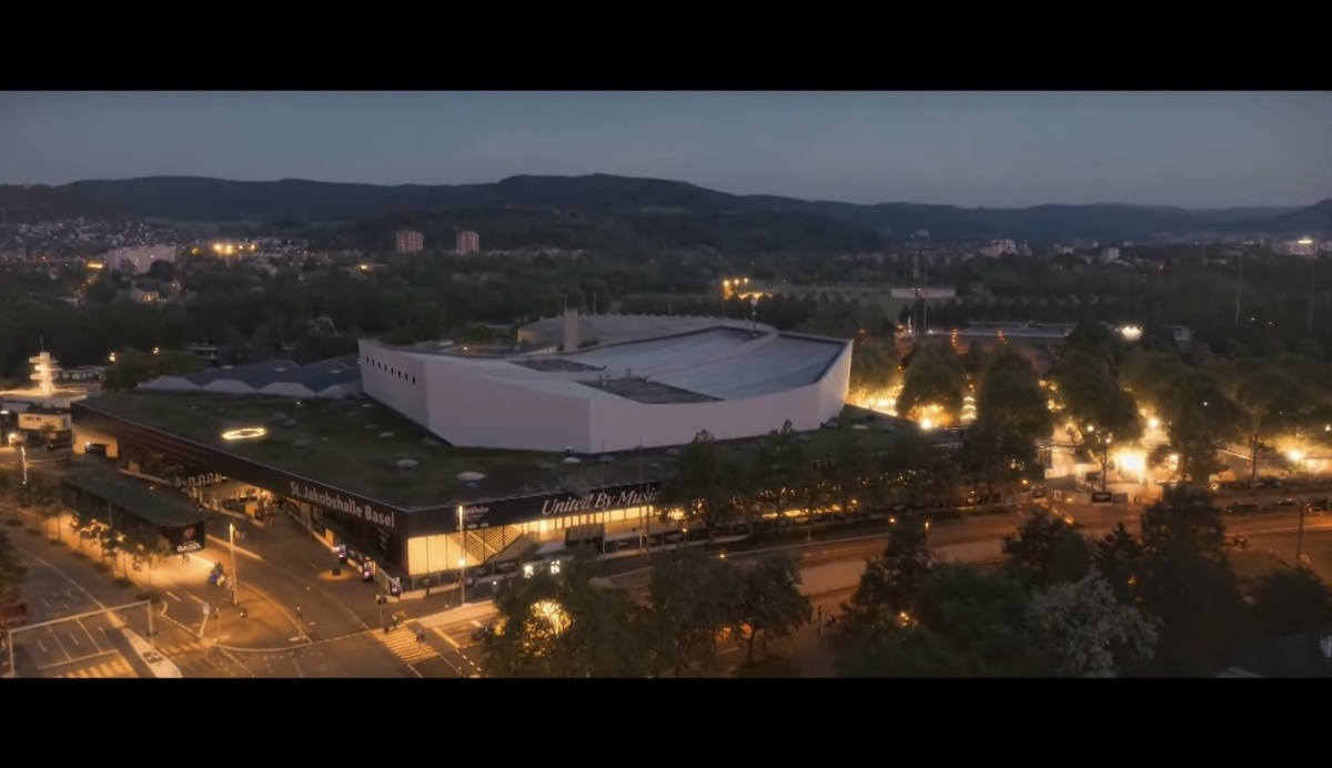 3. San Ant: арена Евровидения-2025 (Швейцария, Базель).
