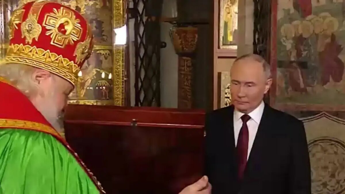    Владимир Путин и патриарх Кирилл