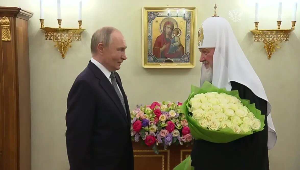    Владимир Путин и патриарх Кирилл. Фото: пресс-служба Кремля