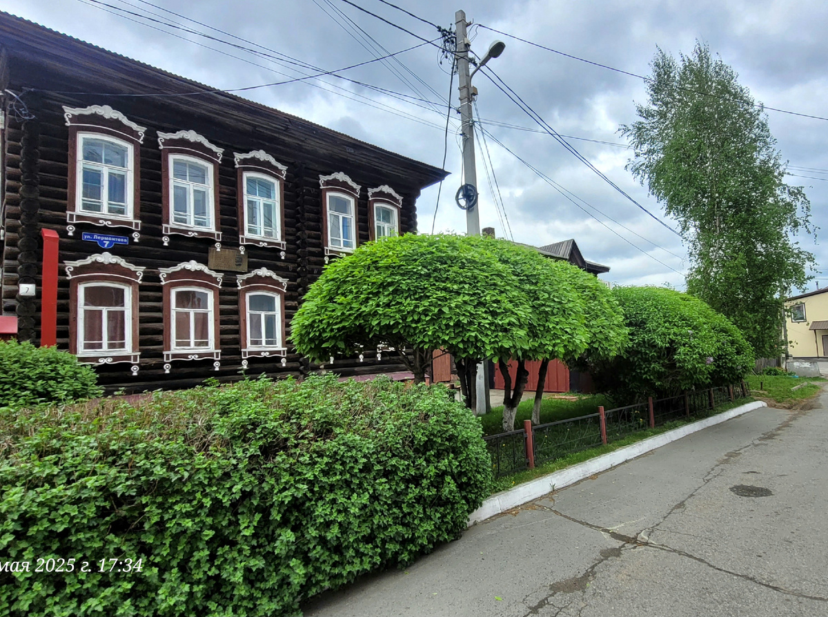 Милые моему сердцу деревяшки. А как красиво вокруг подстрижены кусты.