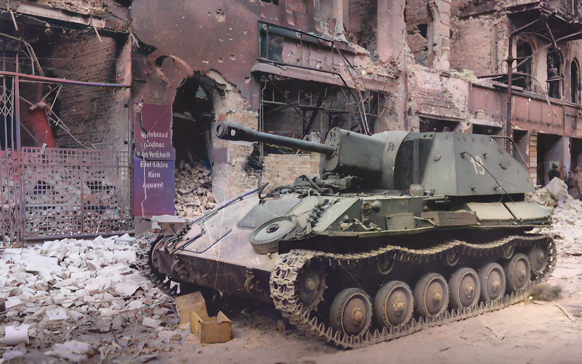 Советская самоходная установка СУ-76М