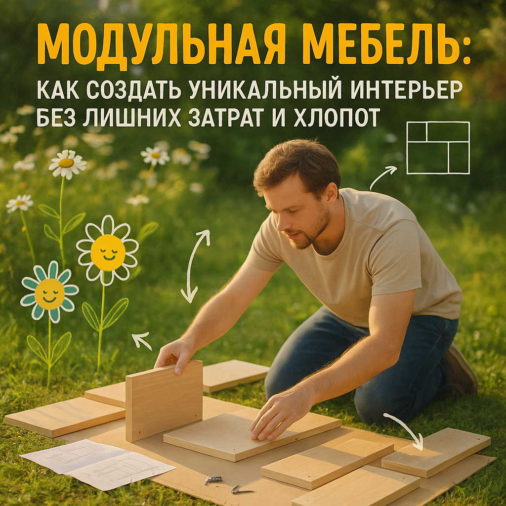    Модульная мебель: как создать уникальный интерьер без лишних затрат и хлопот