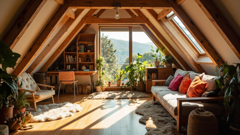    организация пространства, каркасный дом, мансарда Ёхаус