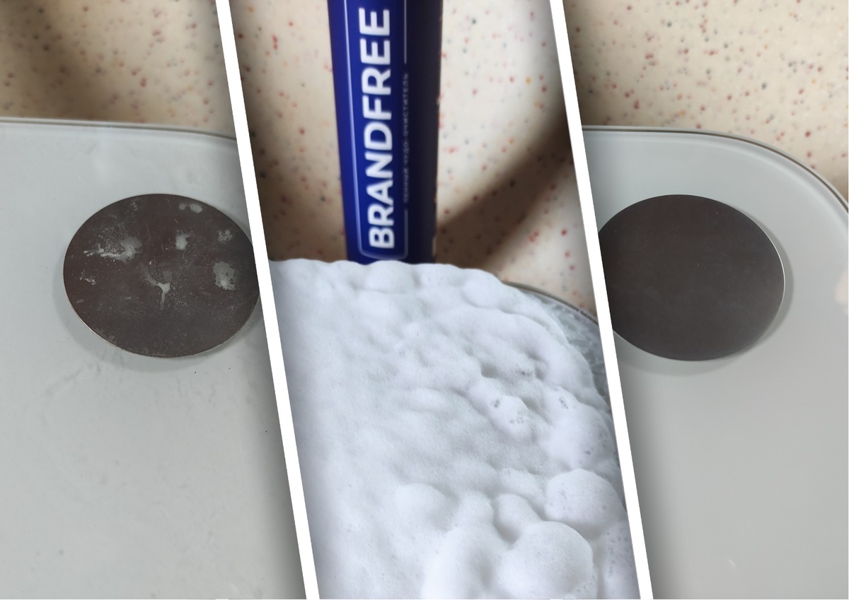 Пену BRANDFREE легко нанести на стекло и ждать всего ничего, почти сразу можно вытирать сухой тряпкой. Не надо заливать всю поверхность, расход вполне экономичный, а пена отлично распределяется везде где надо. А в ванной ещё и предотвращает запотевание!